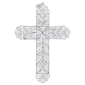 Croce vescovile arg. 800 filigrana