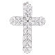 Croce vescovile arg. 800 filigrana s3