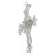 Pectoral Cross in silver, stylized Christ's body decoration s3