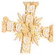 Pectoral Cross in golden silver filigree with rays decoration s2