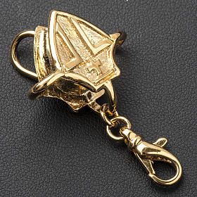 Pectoral cross clasp in 925 gold-plated silver s4