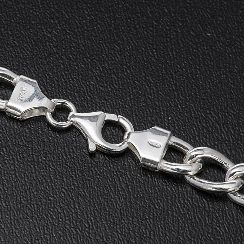 Catena 45 Cm Forzatina A Maglie Piatte Argento 925 | Vendita Online Su - Foto 11