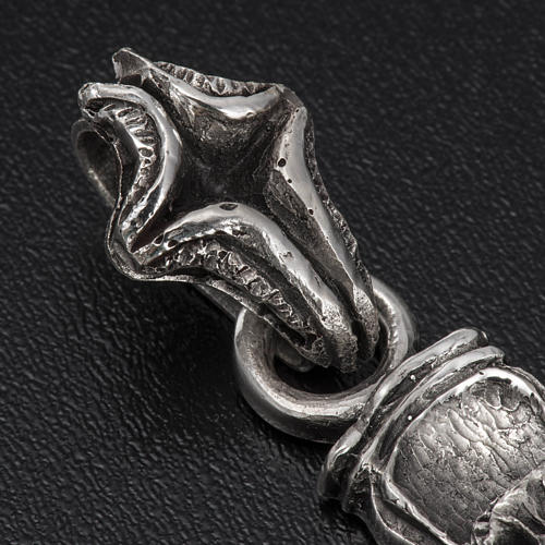 Croce vescovo argento 925 3