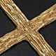Pectoral cross made of gold-plated sterling silver s4