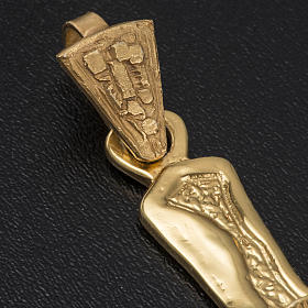 Krzyż episkopalny srebro 925 złocony s3