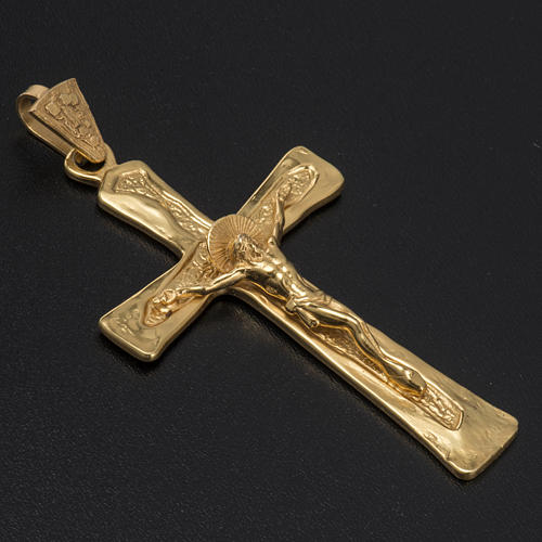 Krzyż episkopalny srebro 925 złocony 2