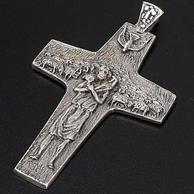 Burstkreuz Papst Franziskus Silber 925 s5