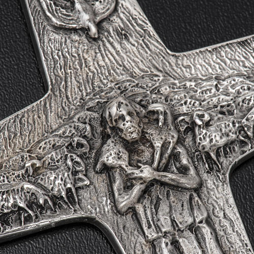 Burstkreuz Papst Franziskus Silber 925 4