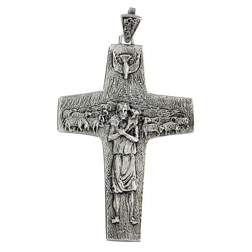 Burstkreuz Papst Franziskus Silber 925 1