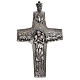 Burstkreuz Papst Franziskus Silber 925