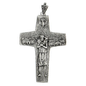 Cruz Papa Francisco plata 925
