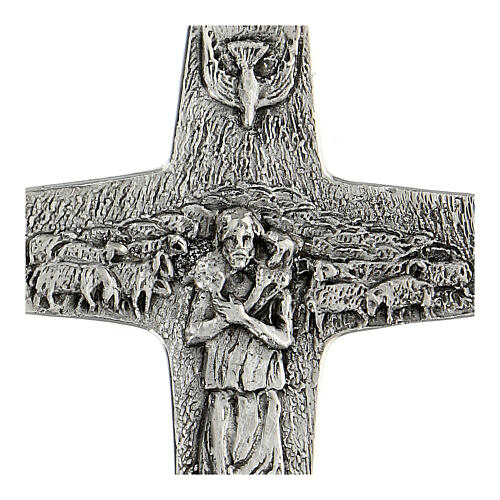 Cruz Papa Francisco plata 925 2