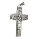 Croce Papa Francesco argento 925 s4