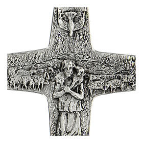 Cruz Papa Francisco prata 925