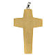 Pectoral cross in two tone brass s3