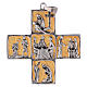 Pectoral cross in brass, Life of Jesus s1