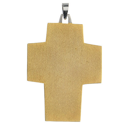 Croix pectorale laiton Dernière Cène 3
