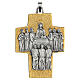 Pectoral cross in brass, Last Supper s1
