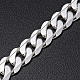 Curb necklace chain in Silver 925 for pectoral cross, 90 cm long s3