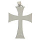 Pectoral cross in sterling silver, 18Kt gold, rubies s5