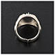 Anello vescovile regolabile Anno della Fede argento 925 s5