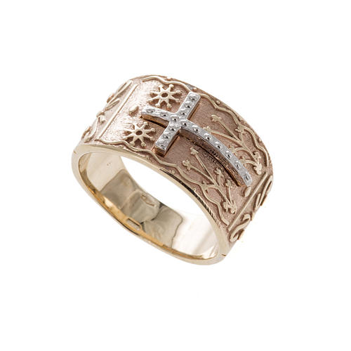 Bishop's ring in 9kt pink gold 1