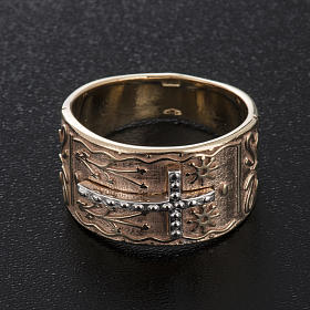 Artículos Obispales: Anillo obispo oro rosado 9Kt Artículos Obispales: Anillo obispo oro rosado 9Kt