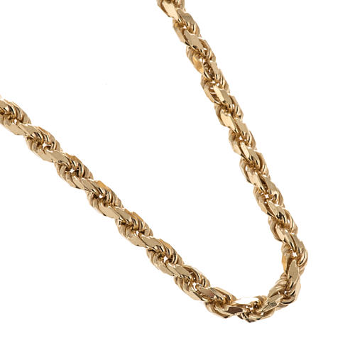 Chain for bishop's cross in gold-plated sterling silver 1