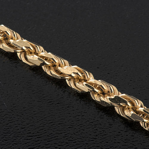 Chain for bishop's cross in gold-plated sterling silver 3