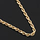 Chain for bishop's cross in gold-plated sterling silver s2
