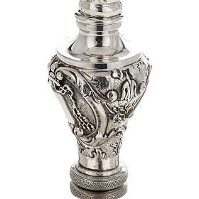 Pastorał srebro 966/1000 i metal model dekoracje s3