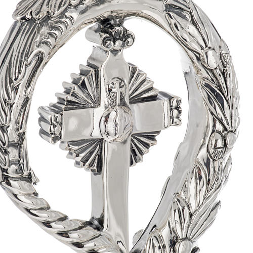 Bischofsstab aus 966er Silber und Metall, Modell Kreuz 5