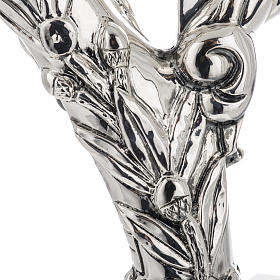 Pastorał srebro 966/1000 i metal model krzyż s3