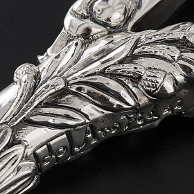 Pastorał srebro 966/1000 i metal model krzyż s7