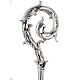 Crozier in 966 silver, electroforming, leaves model s1