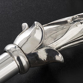 Pastorał srebro 966/1000 i metal model liście s7