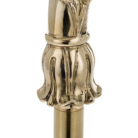 Pastorał srebro 966/1000 i metal model pozłacany s3