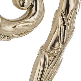 Pastorał srebro 966/1000 i metal model pozłacany s4