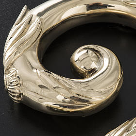 Pastorał srebro 966/1000 i metal model pozłacany s9