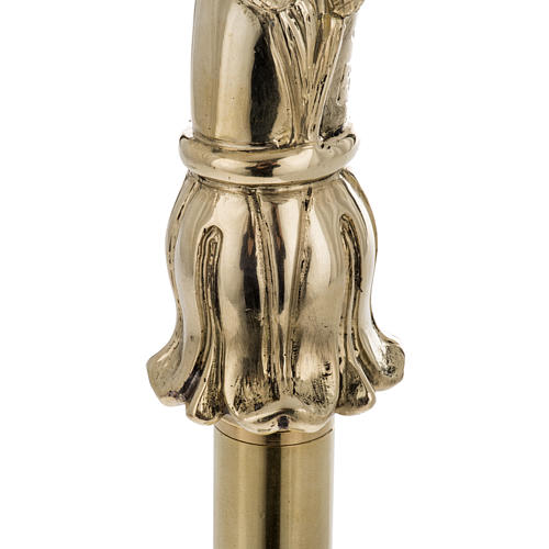 Crozier in 966 silver, electroforming, golden model 3
