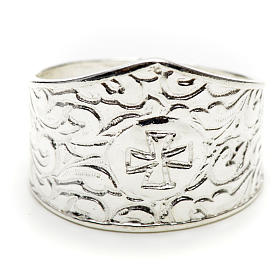 Cross Bishop's ring in 925 silver s6