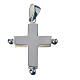 Pendant cross in 925 silver with relic case s1
