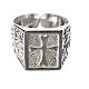 Bishop's ring in 925 silver with cross s1