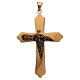 Pectoral cross in gold-plated sterling silver with 4 evangelists s2