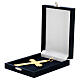Pectoral cross in gold-plated sterling silver with 4 evangelists s3