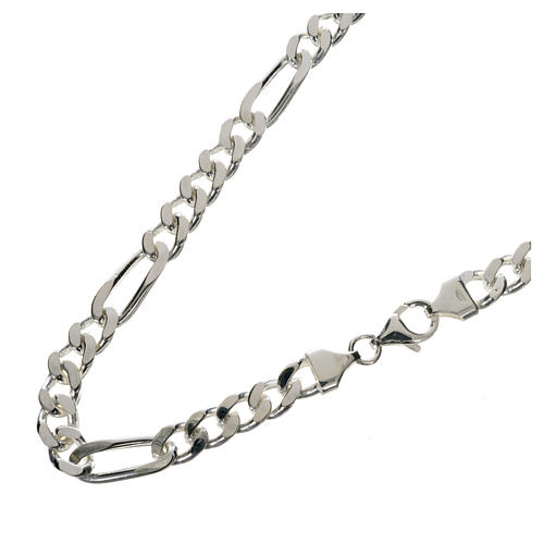 Figaro bishop's chain, 80cm sterling silver 1