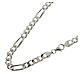 Figaro bishop's chain, 80cm sterling silver s1