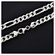 Figaro bishop's chain, 80cm sterling silver s2