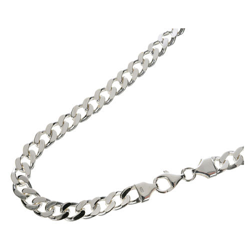 Gourmette bishop's chain, 80cm sterling silver 1