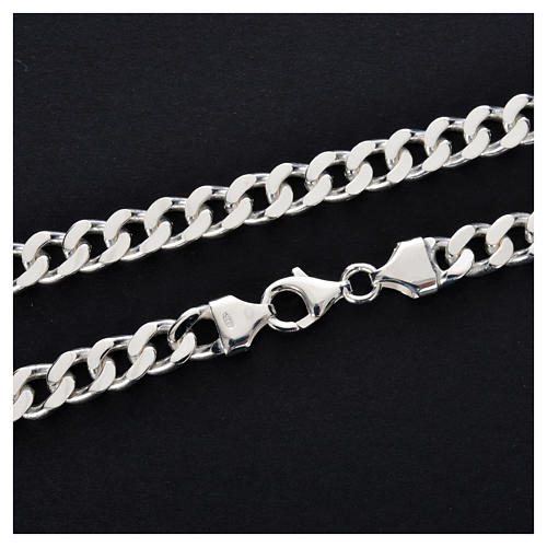 Gourmette bishop's chain, 80cm sterling silver 2